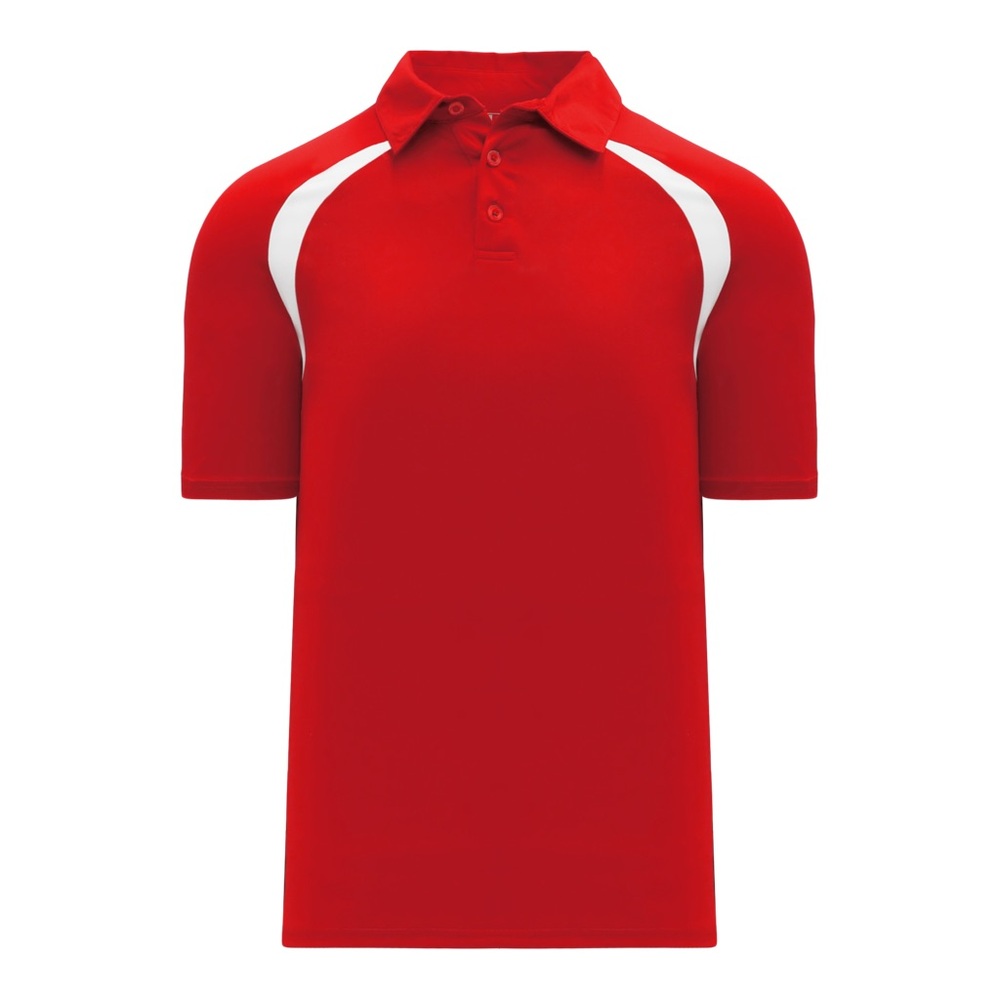 Kids Red Polo Shirt with White Accents, Youth Size Medium, Brand New In Bag